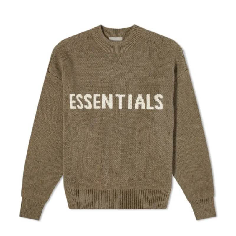 Fear of God Essentials Knitted Sweater Harvest